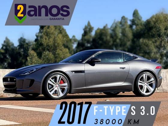 JAGUAR F-TYPE 3.0 COUPÉ S SUPERCHARGED V6 24V GASOLINA 2P AUTOMÁTICO JAGUAR F-TYPE 3.0 COUPÉ S SUPERCHARGED V6 24V GASOLINA 2P AUTOMÁTICO